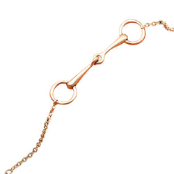 Bracelet Chaîne HERMÈS en or rose et diamant - Castafiore