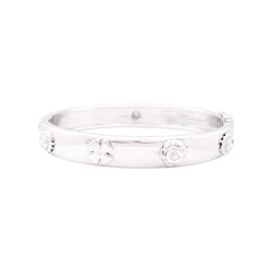 Bracelet Chanel "Trois Symboles" or blanc, diamants. - Castafiore