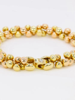 Bracelet Chimento or jaune & rose - Castafiore