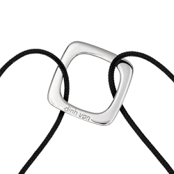 Bracelet DINH VAN "Impression" en or blanc - Castafiore