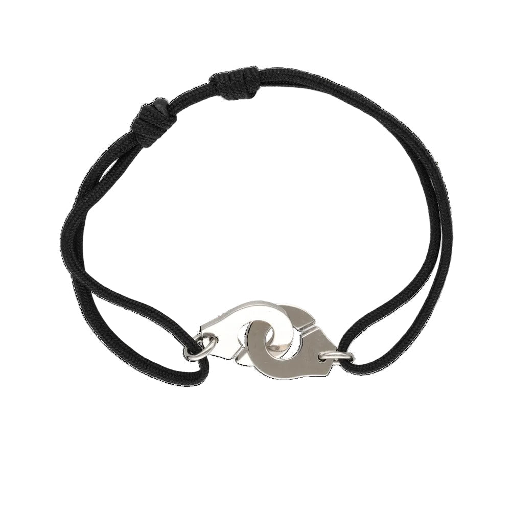 Bracelet DINH VAN "Menottes" MM en platine - Castafiore