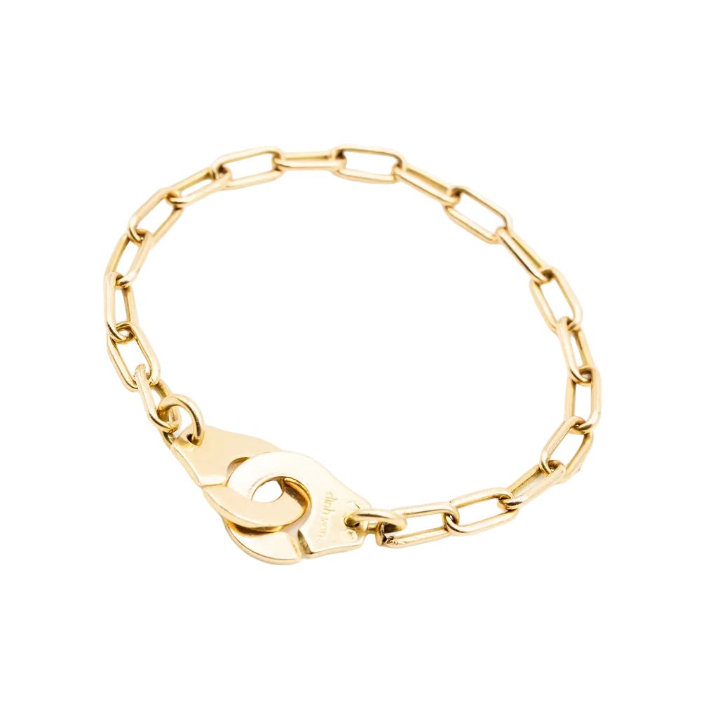 Bracelet DINH VAN "Menottes R12" en or jaune - Castafiore