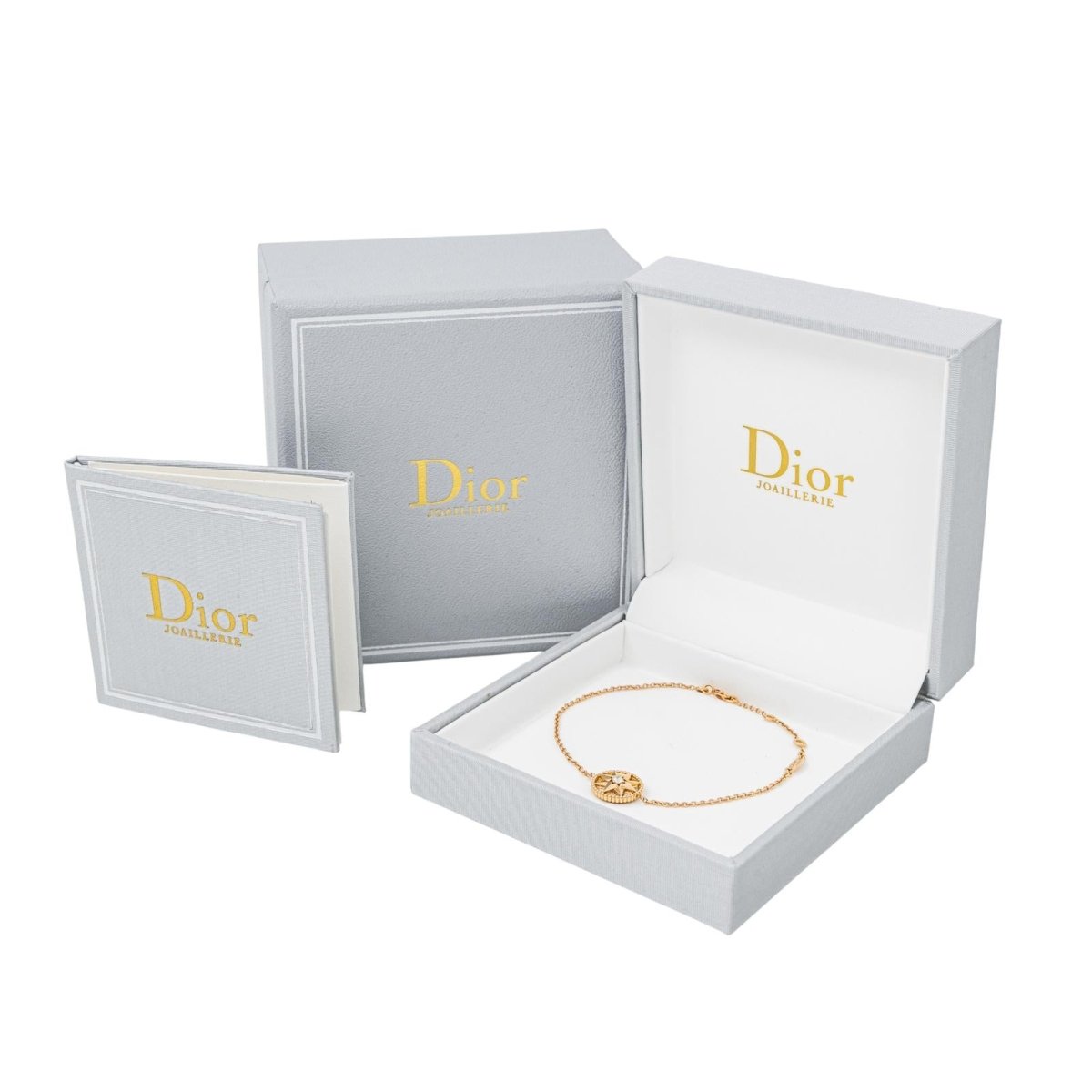 Bracelet DIOR "Rose des vents" en or rose et diamants - Castafiore