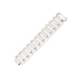 Bracelet en argent de la maison hermès modèle Ondine - Castafiore