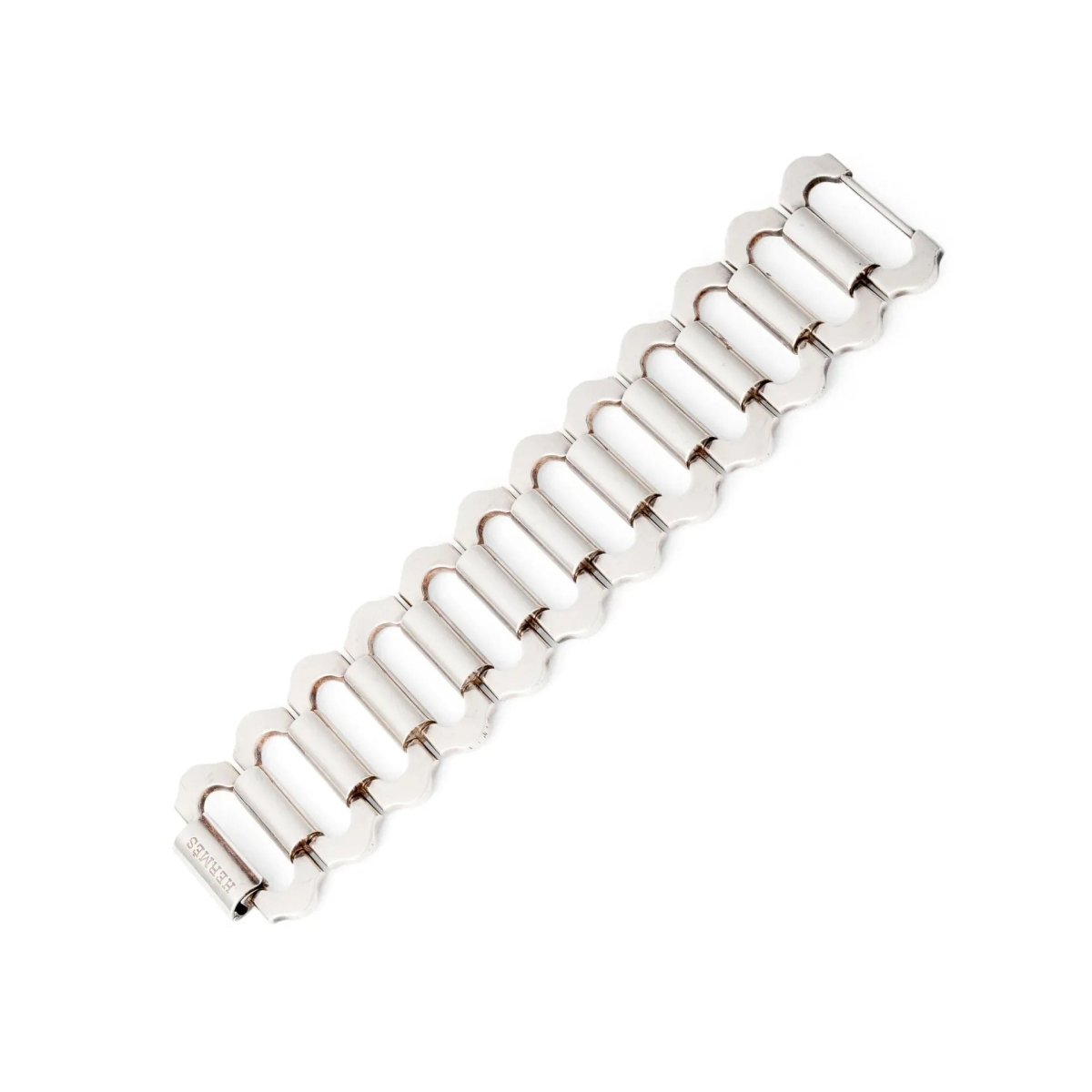 Bracelet en argent de la maison hermès modèle Ondine - Castafiore