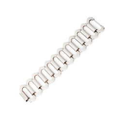 Bracelet en argent de la maison hermès modèle Ondine - Castafiore