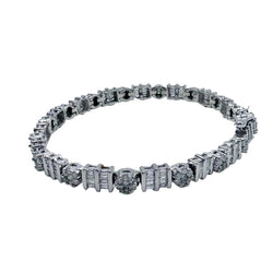 Bracelet en or blanc et diamants - Castafiore