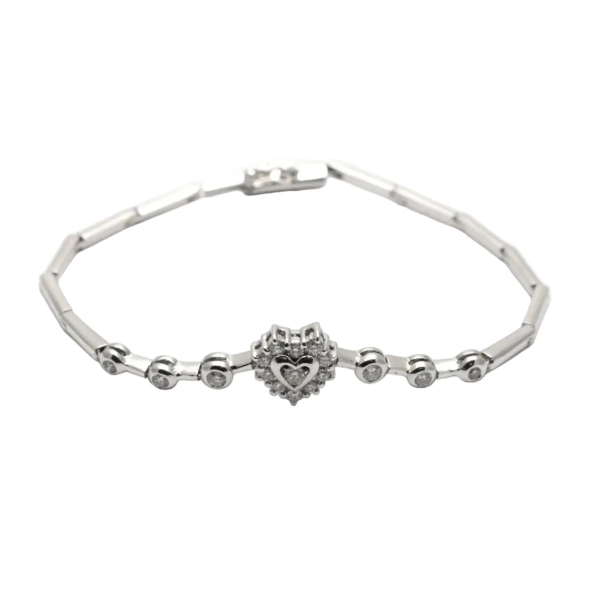 Bracelet en or blanc et diamants - Castafiore