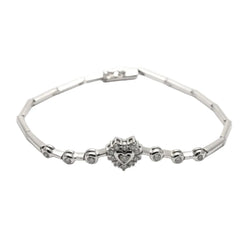 Bracelet en or blanc et diamants - Castafiore