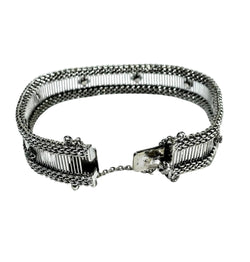 Bracelet en or blanc et diamants - Castafiore