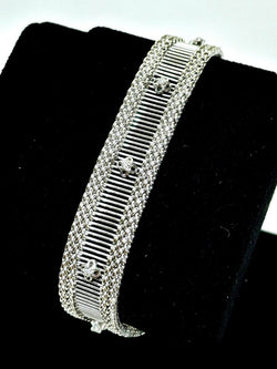 Bracelet en or blanc et diamants - Castafiore