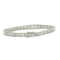 Bracelet en or blanc et diamants - Castafiore