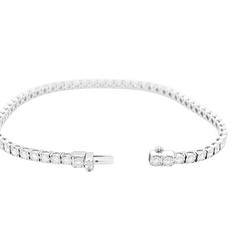 Bracelet en or blanc et diamants - Castafiore