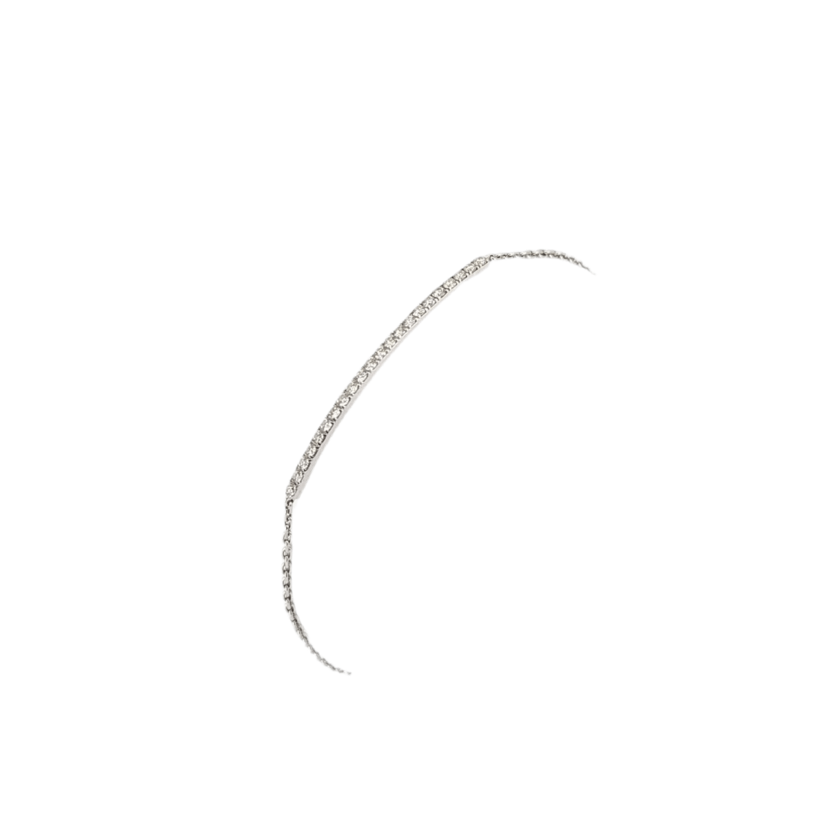 Bracelet en or blanc et diamants - Castafiore