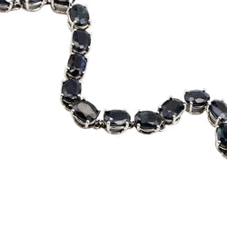 Bracelet en or blanc et saphirs - Castafiore