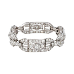 Bracelet en or blanc, platine et diamants - Castafiore