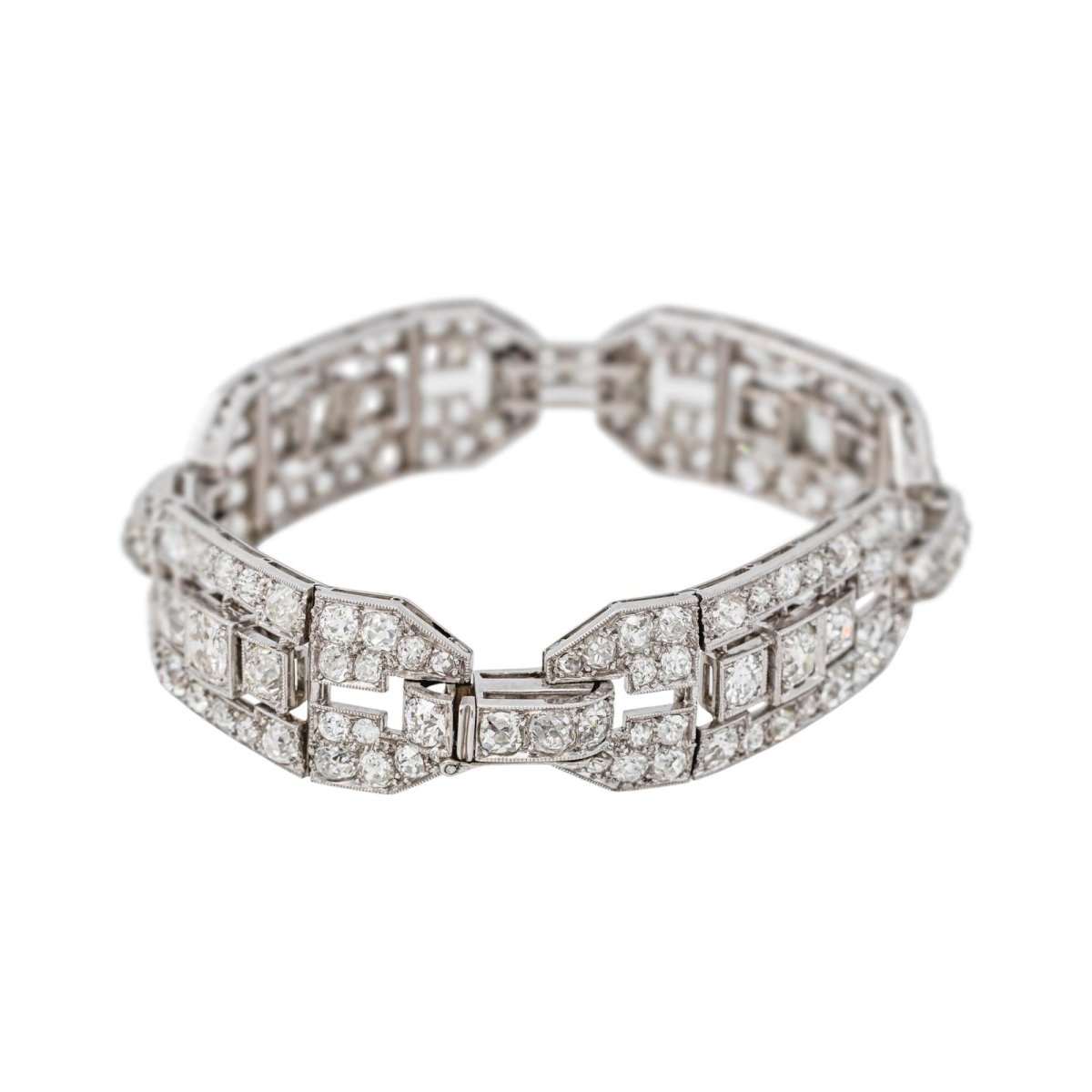 Bracelet en or blanc, platine et diamants - Castafiore