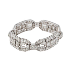 Bracelet en or blanc, platine et diamants - Castafiore