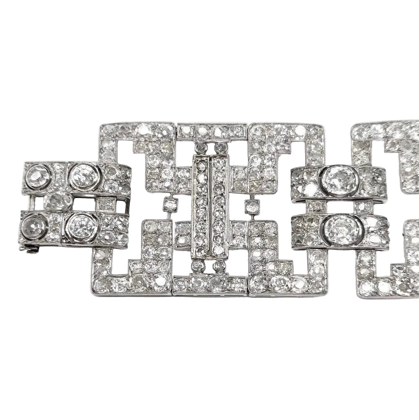 Bracelet en or blanc, platine et diamants - Castafiore