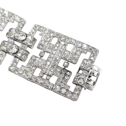 Bracelet en or blanc, platine et diamants - Castafiore