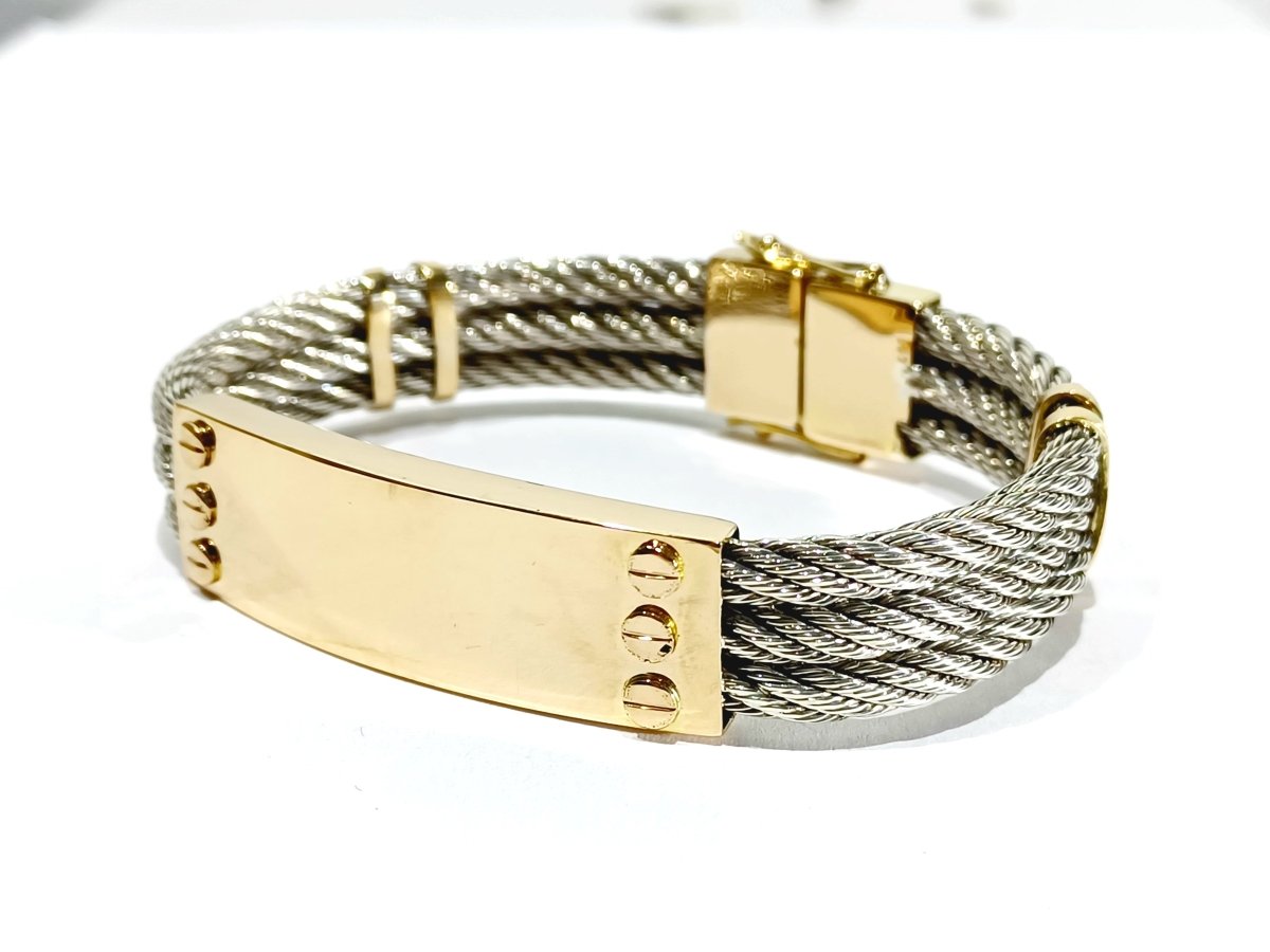 Bracelet en or et argent - Castafiore