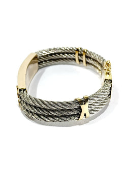 Bracelet en or et argent - Castafiore