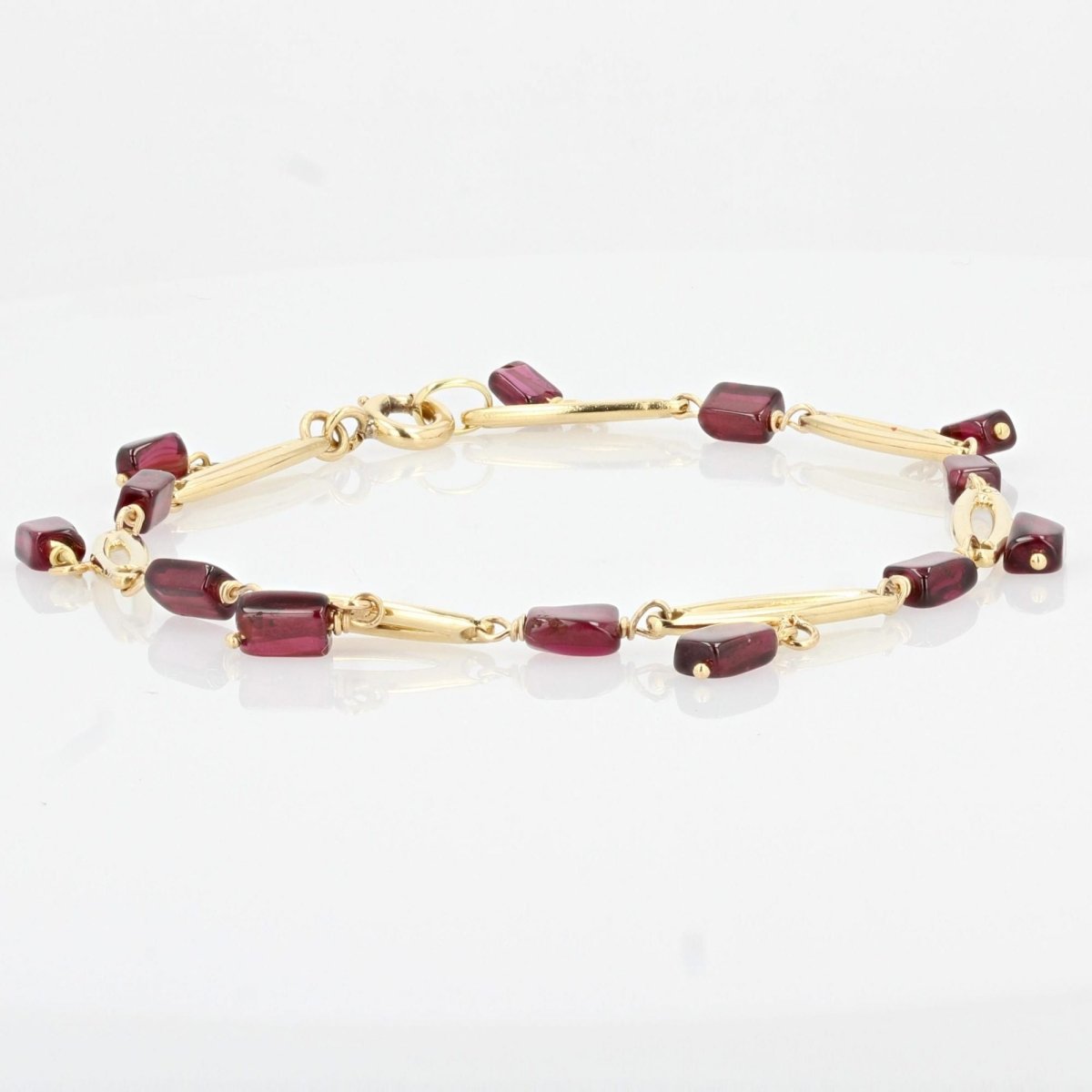 Bracelet en or et grenats - Castafiore