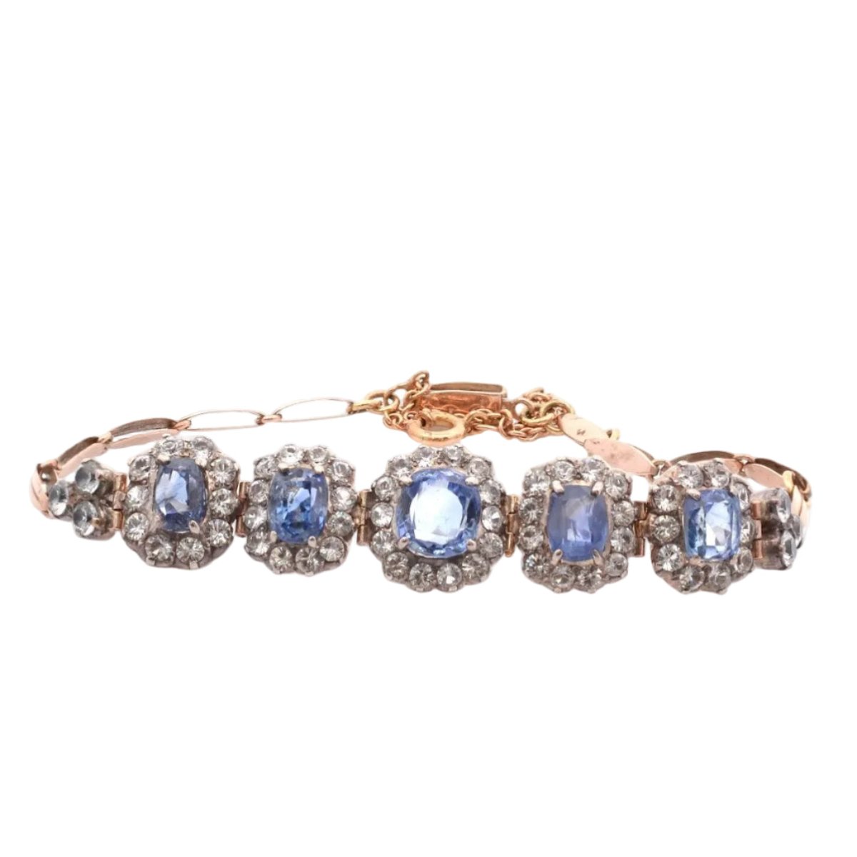 Bracelet en or et saphirs - Castafiore