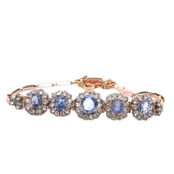 Bracelet en or et saphirs - Castafiore