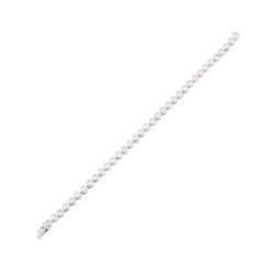 Bracelet en or gris et diamants tennis serti tennis - Castafiore