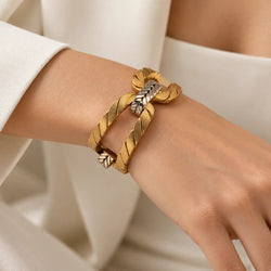 Bracelet en or jaune - Castafiore