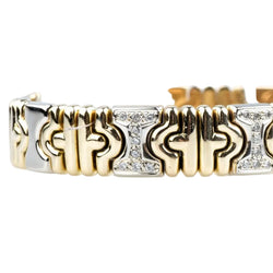 Bracelet en or jaune et diamants - Castafiore