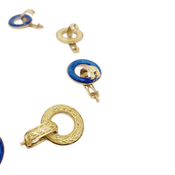 Bracelet en or jaune et lapis lazuli - Castafiore