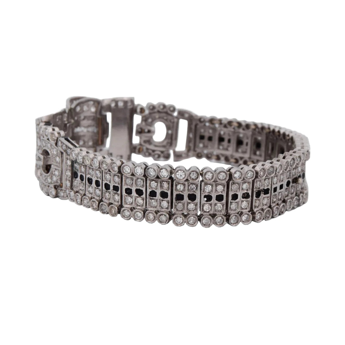 Bracelet en platine et diamants - Castafiore