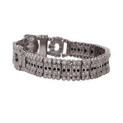 Bracelet en platine et diamants - Castafiore