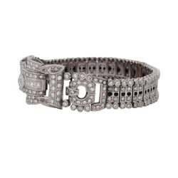 Bracelet en platine et diamants - Castafiore