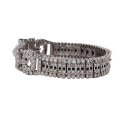 Bracelet en platine et diamants - Castafiore