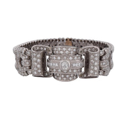 Bracelet en platine et diamants - Castafiore
