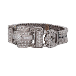 Bracelet en platine et diamants - Castafiore