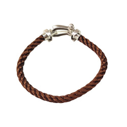 Bracelet FRED "Force 10" en or blanc et acier - Castafiore