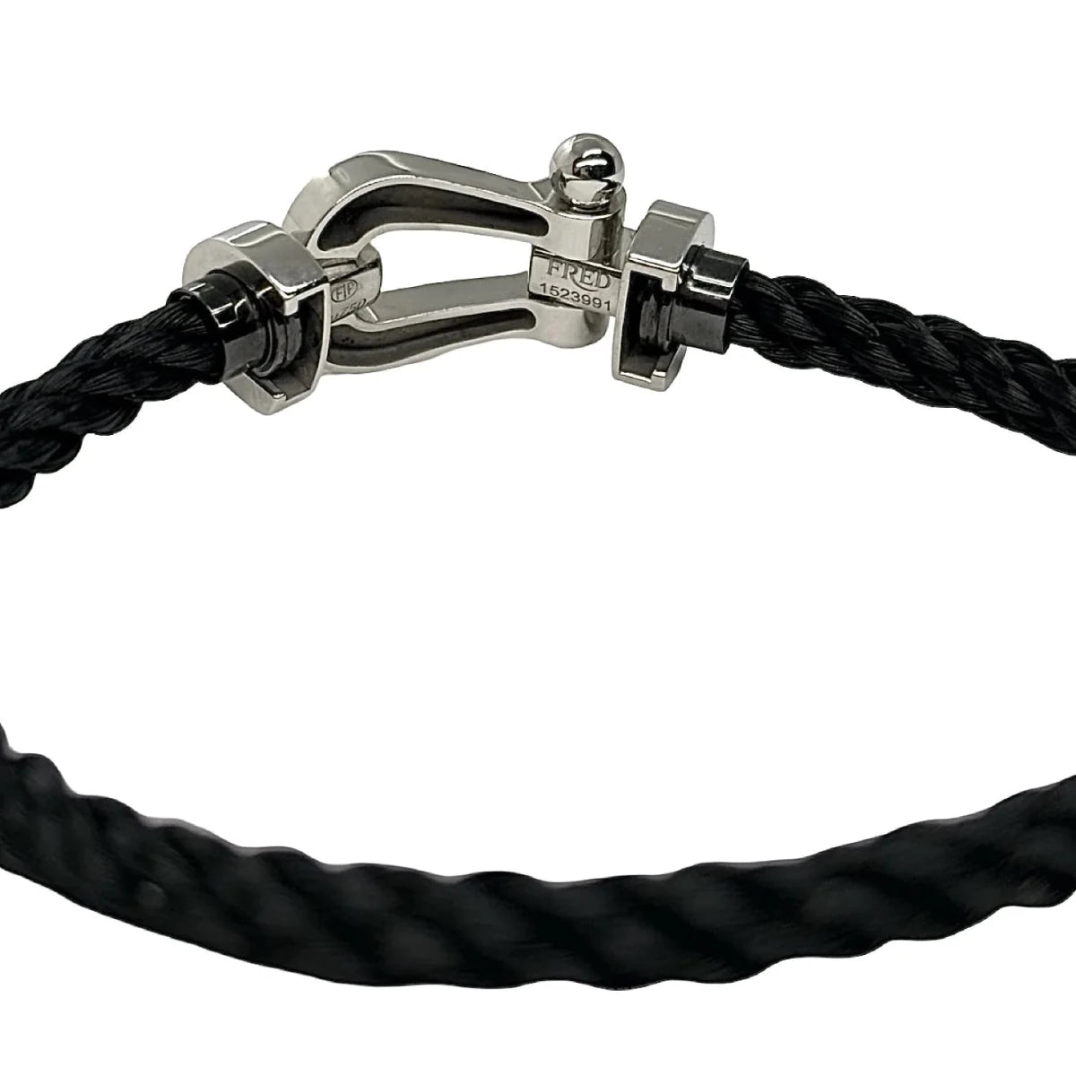 Bracelet FRED "Force 10" GM en or blanc - Castafiore