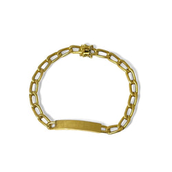 Bracelet gourmette à maille cheval - Castafiore