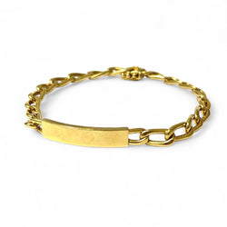 Bracelet gourmette à maille cheval - Castafiore