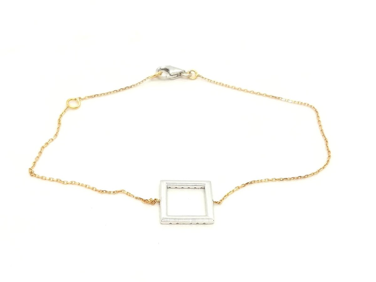 Bracelet Graphique Or blanc Diamant - Castafiore