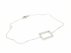 Bracelet Graphique Or blanc Diamant - Castafiore