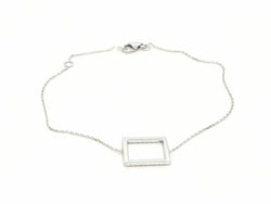 Bracelet Graphique Or blanc Diamant - Castafiore