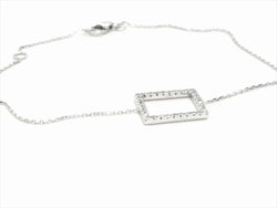 Bracelet Graphique Or blanc Diamant - Castafiore