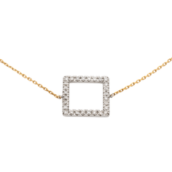 Bracelet Graphique Or blanc Diamant - Castafiore