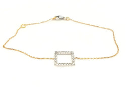 Bracelet Graphique Or blanc Diamant - Castafiore