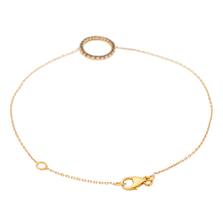 Bracelet Graphique Or rose Diamant - Castafiore